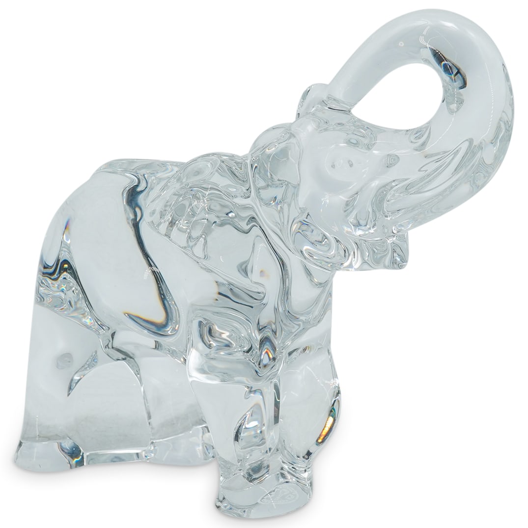 Baccarat Crystal Elephant Sculpture (1 of 9)