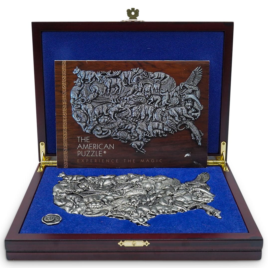 Makoulpa Sterling Silver American Puzzle In Box (1 of 14)