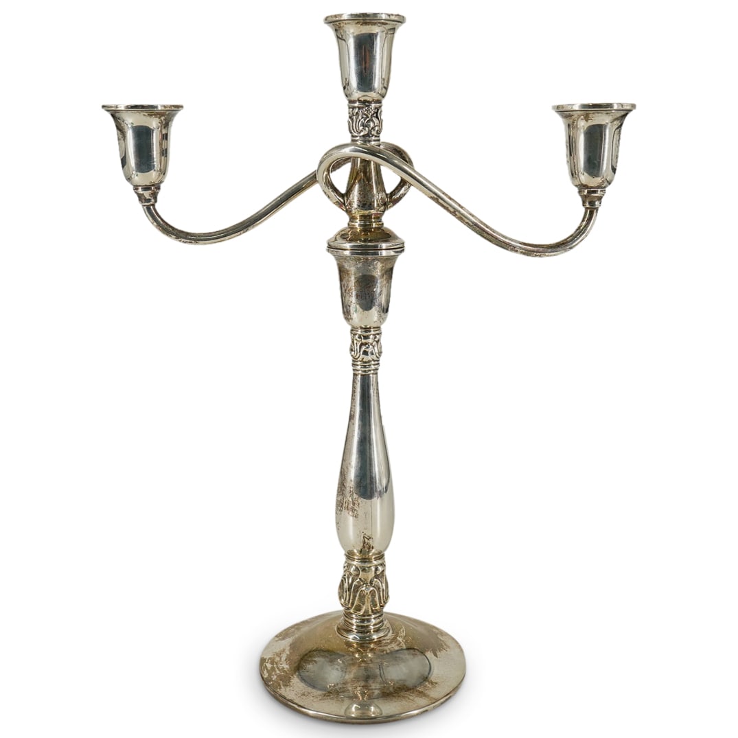 International Silver Co "Royal Danish" Weighted Sterling Silver Candelabrum (1 of 9)