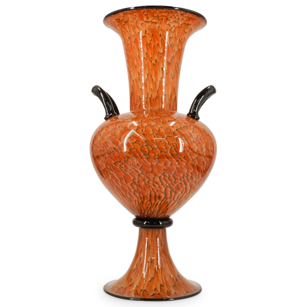Large Michael Cohn Studio Glass Vase (1 of 8)