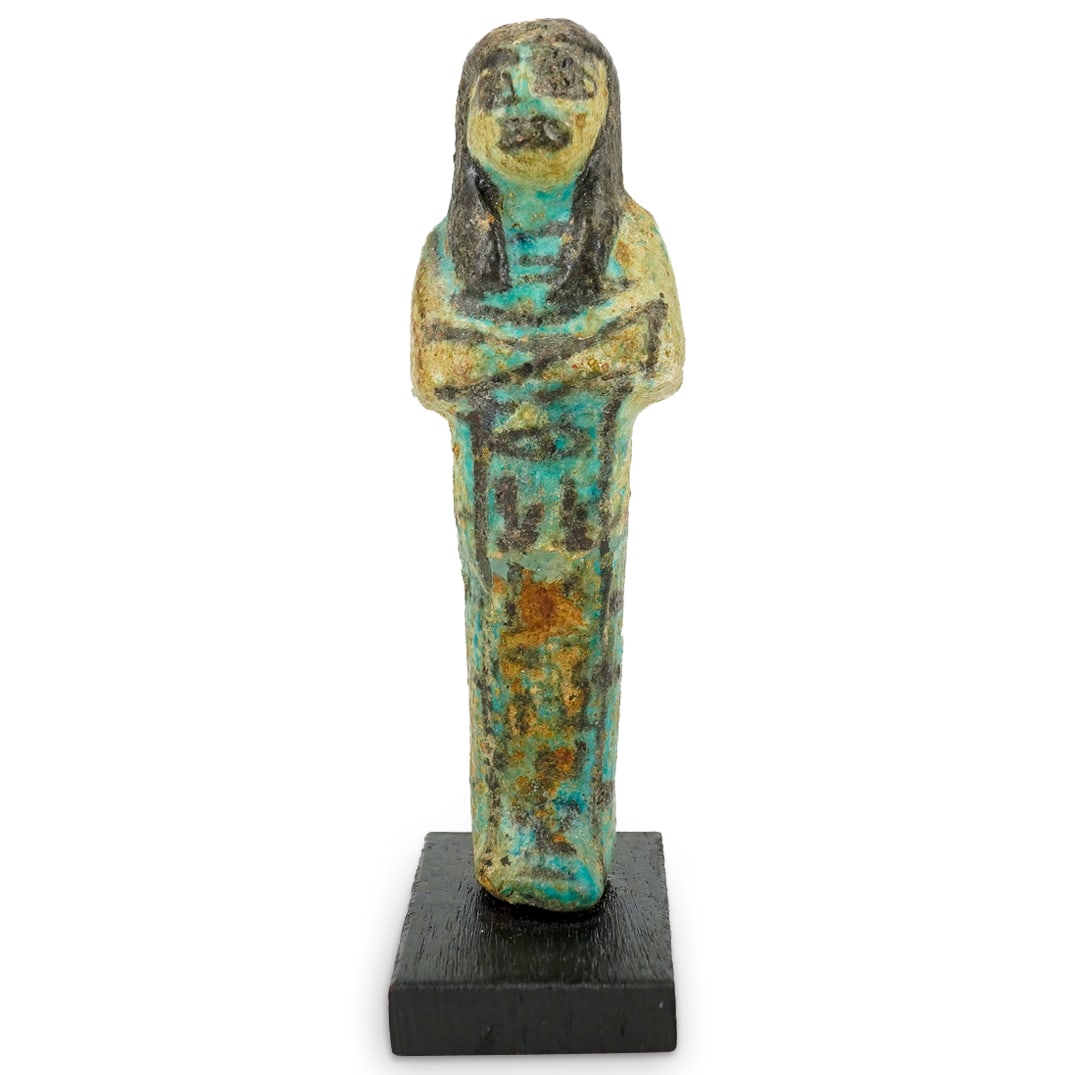 Ancient Egyptian Glazed Faience Shabti (1 of 9)