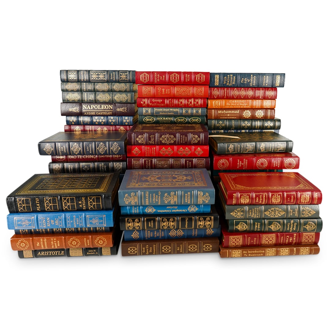 (71 Pc) Easton Press Collector's Edition GREAT LIVES Book Collection (1 of 19)