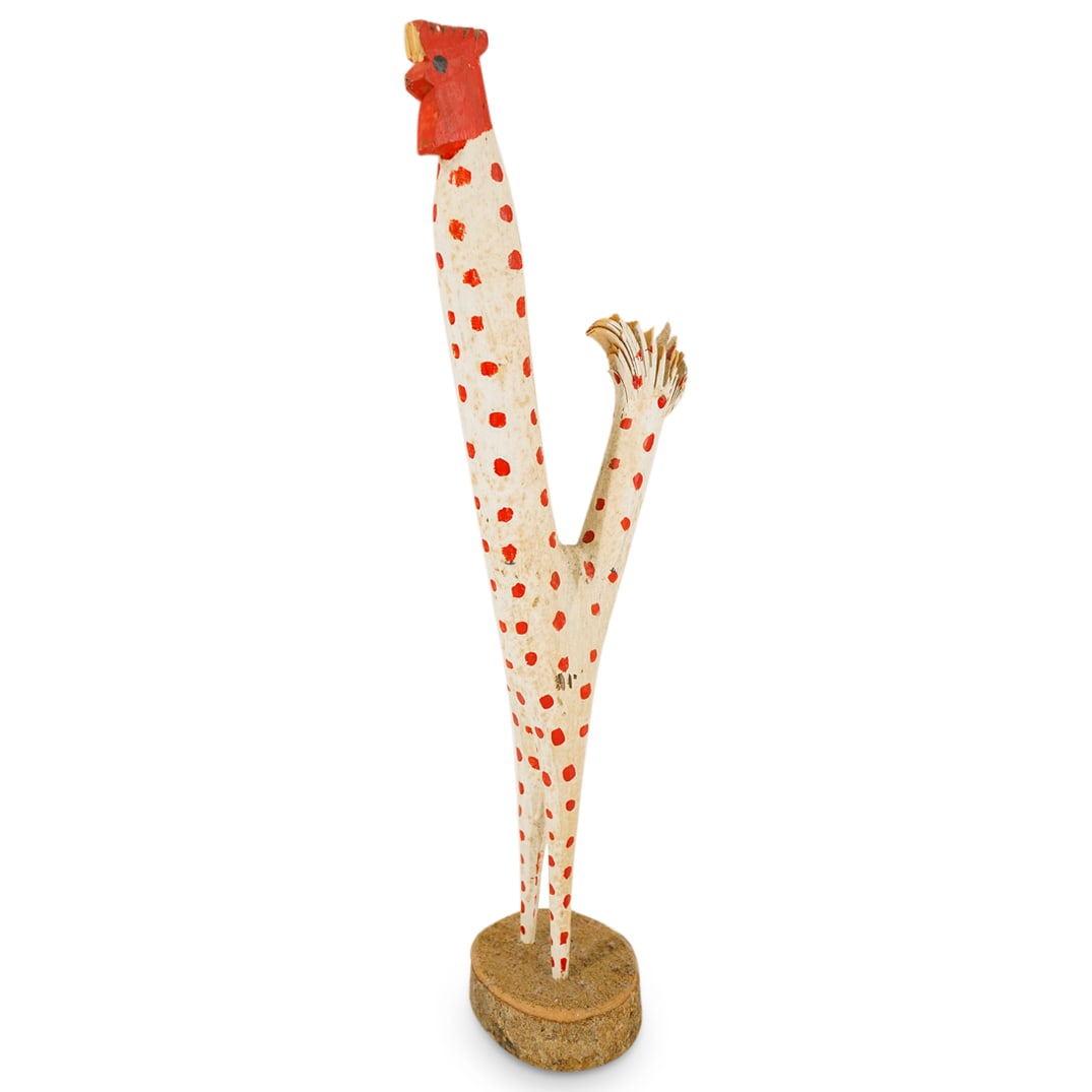 Harry Jennings Folk Art Carved Wooden Rooster (1 of 11)