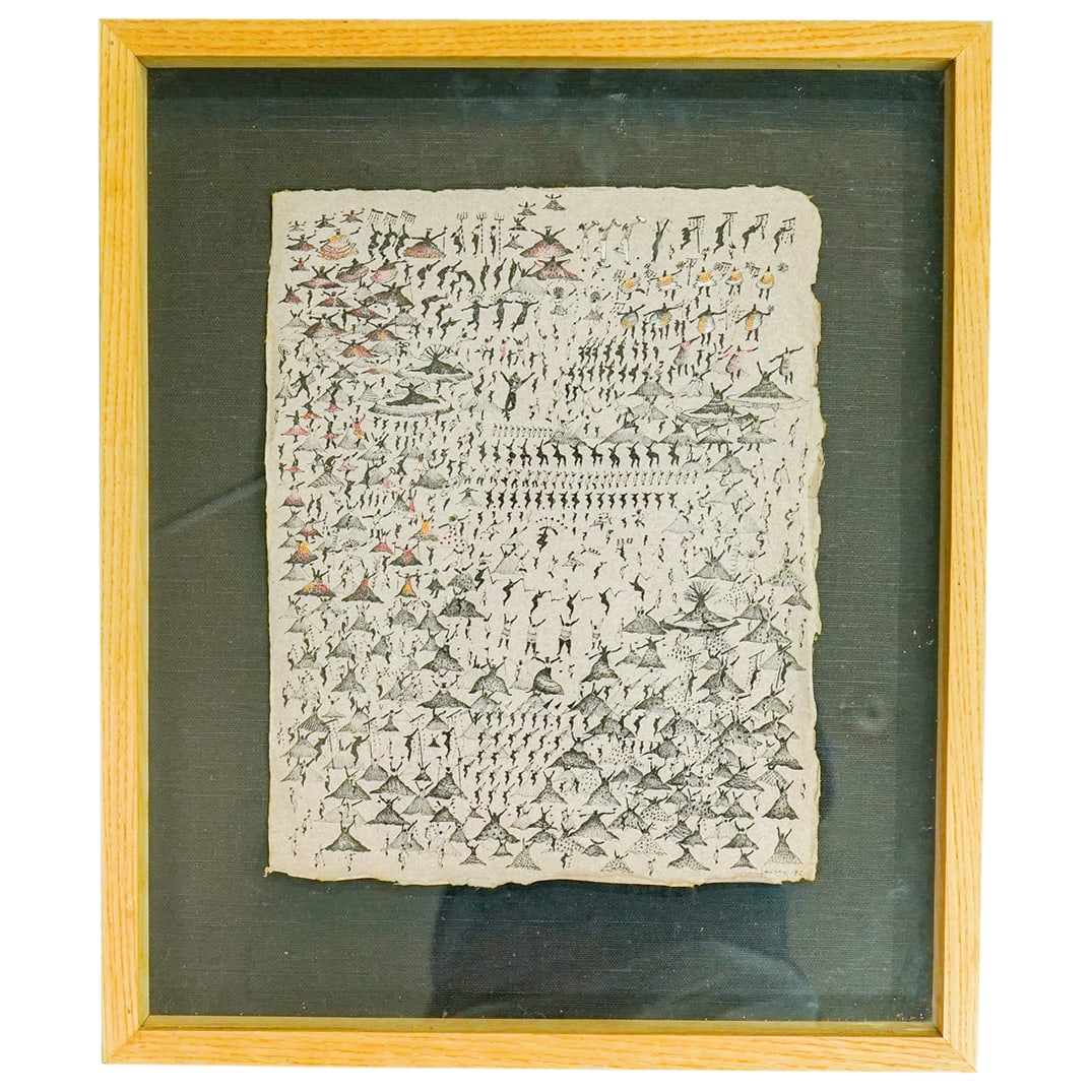 Paulo Gomes Garcez (Brazilian, 1945-1989) Mixed Media On Paper (1 of 8)