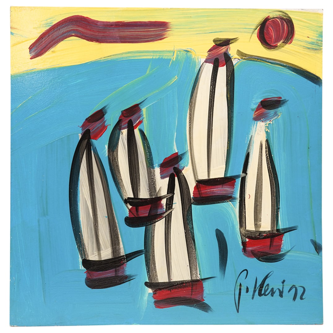 Peter Keil (German, B. 1942) Oil On Panel (1 of 6)