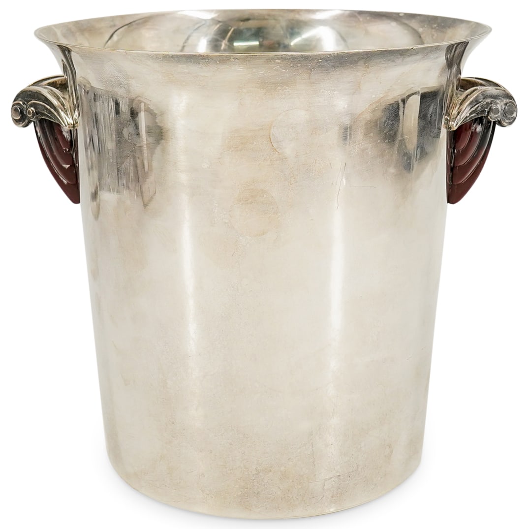 Art Deco Oscar De La Renta GELB Silver Plated Champagne Bucket (1 of 7)