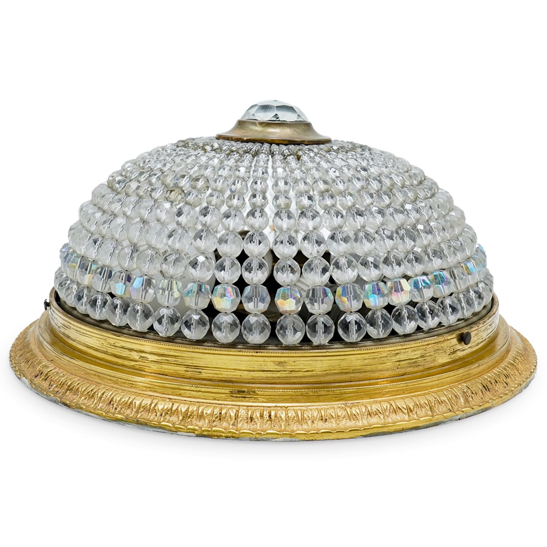 Beaded Flush Mount Light Fixture (1 of 8)