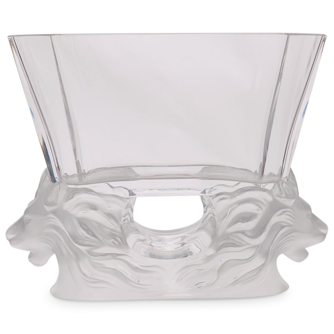 Lalique France Crystal "Venise" Vase (1 of 7)