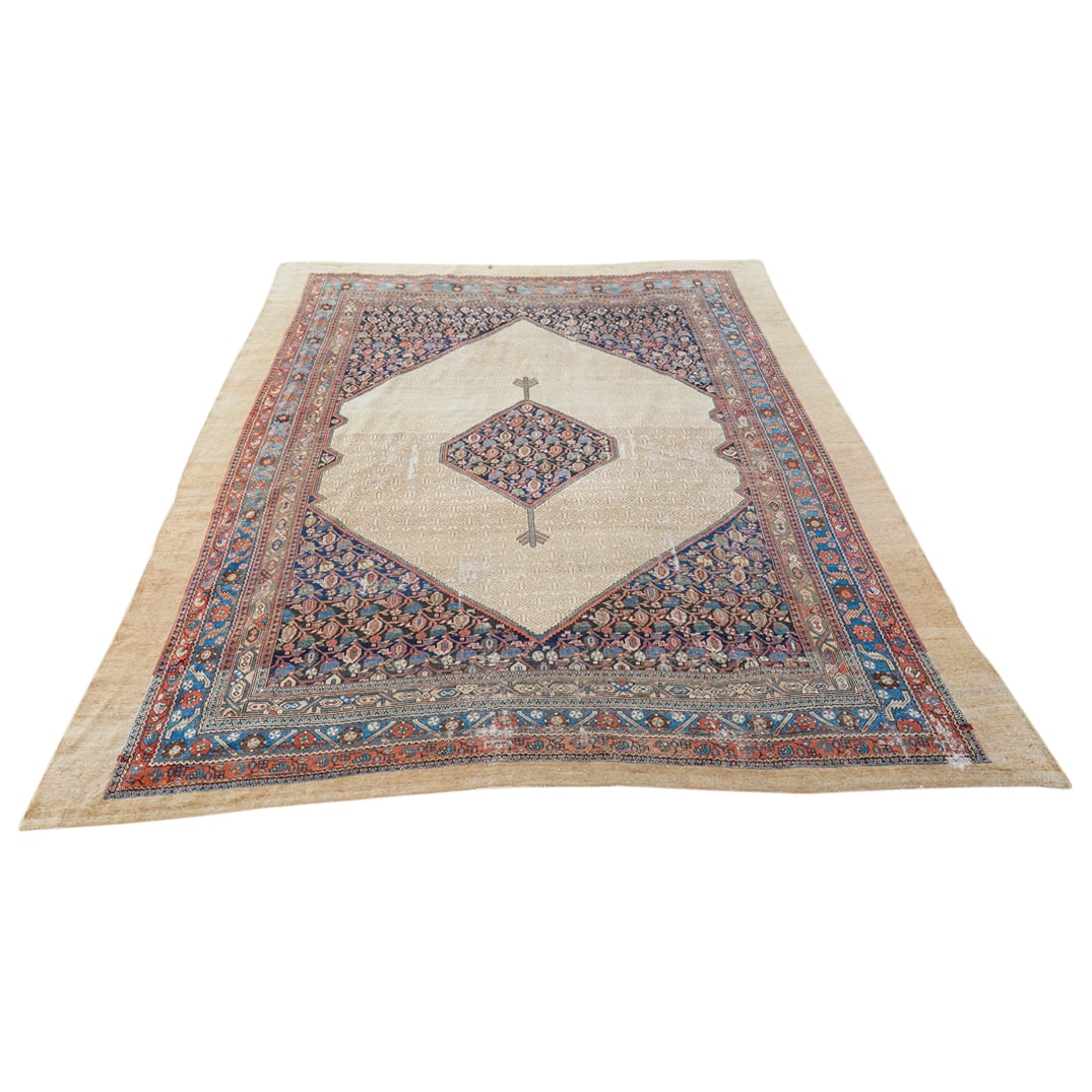 Large Antique Persian Malayer Wool Rug (1 of 7)