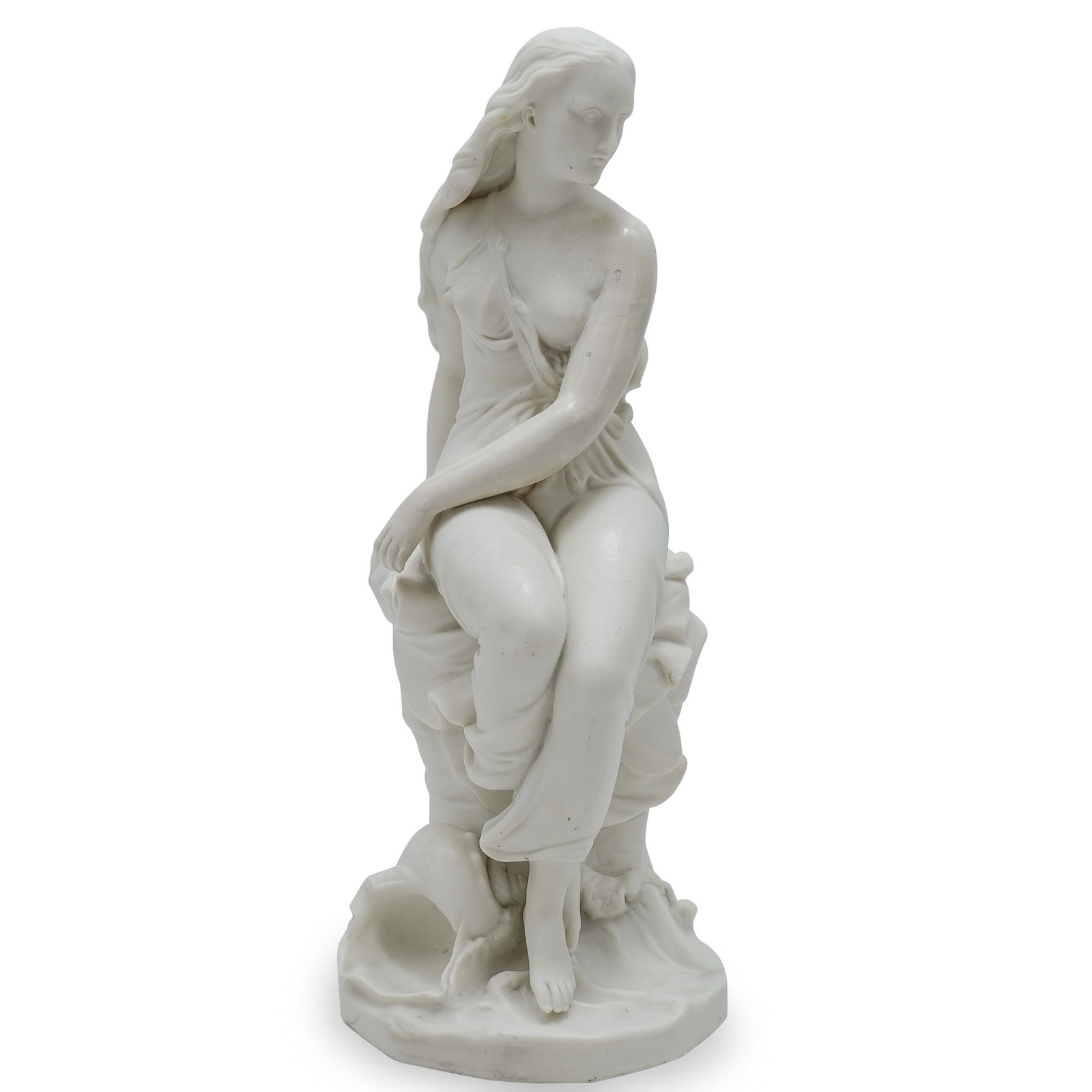 19th Cent. English Minton Parian Porcelain "Miranda" Figure Sculpture (1 of 15)