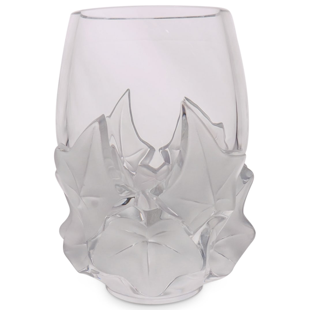 Lalique France Crystal "Hedera" Vase (1 of 6)