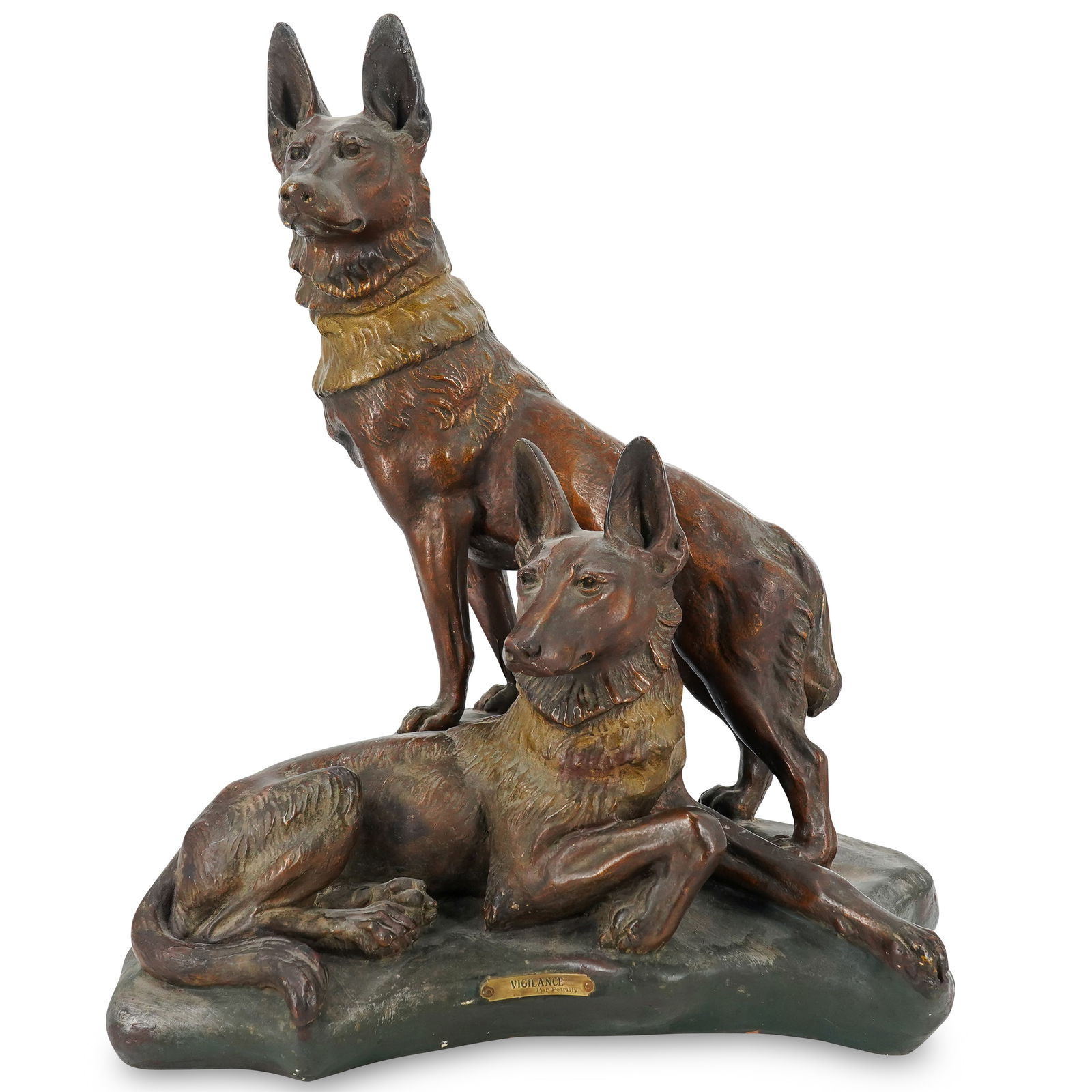 Attr. To Aristide Petrilli "Vigilance" Terracotta Sculpture (1 of 14)