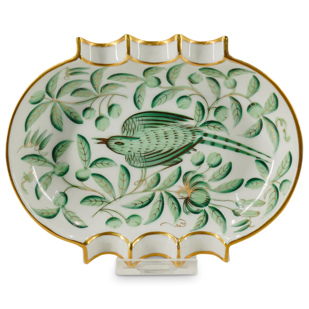 Vintage Herend Porcelain Bird Ashtray (1 of 5)