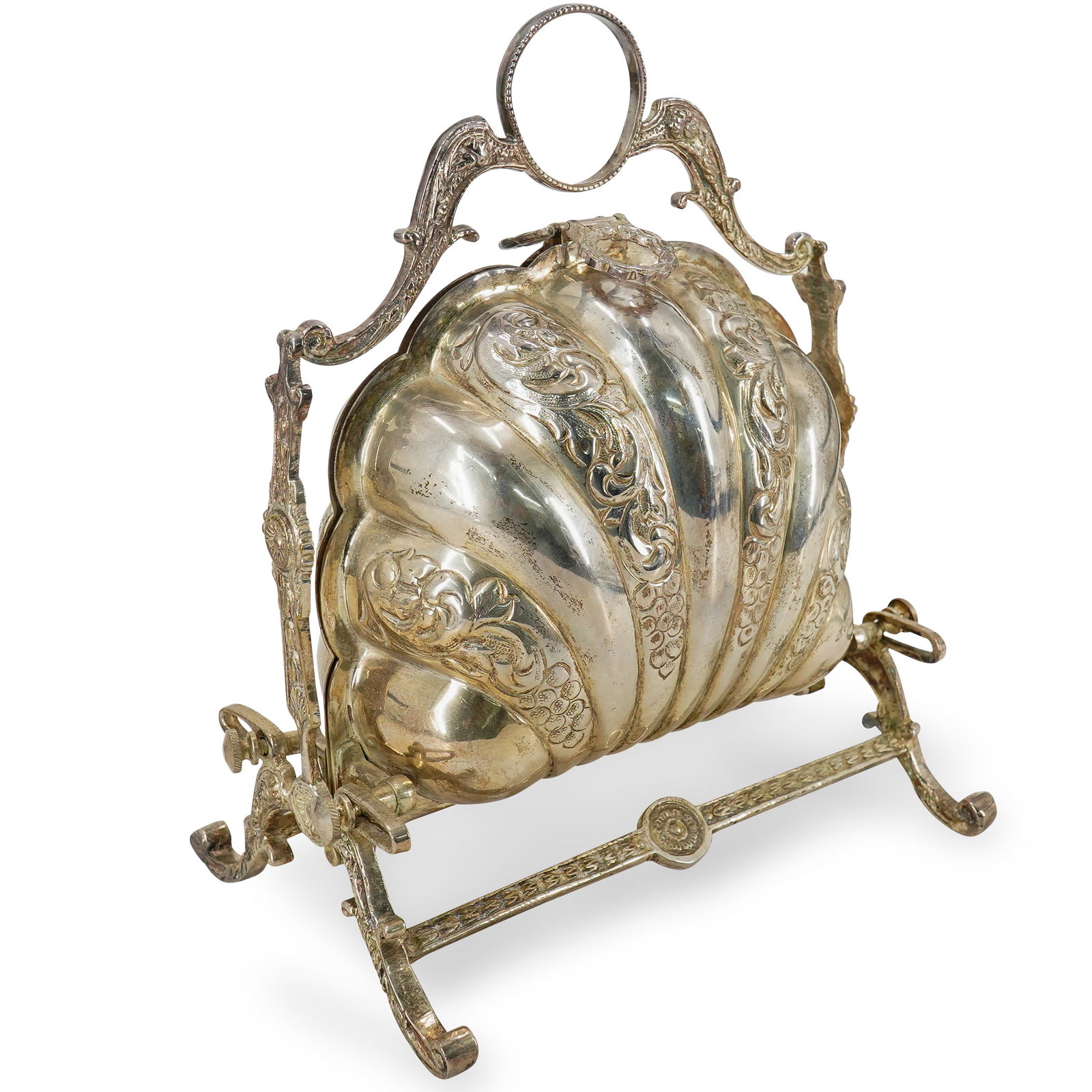 Antique English Silver Plated Biscuit Warmer (1 of 20)