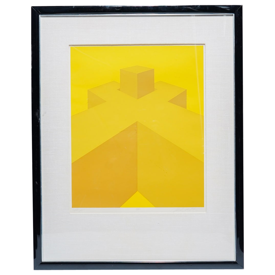 Marco Spalatin (American, B. 1945) Abstract Lithograph (1 of 10)