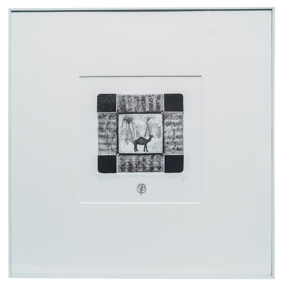 Signed "Petroleo" Artist's Proof Etching W/ Aquatint (1 of 4)