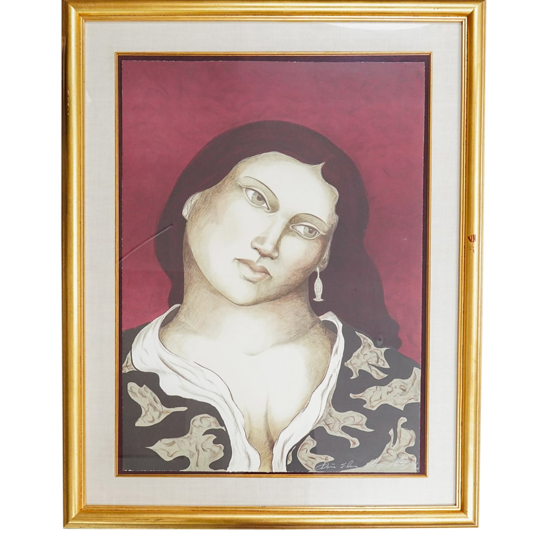Miguel Martinez (American, born 1951) "Dona Elena" Lithograph (1 of 10)