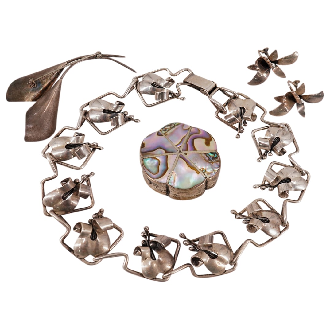 (4 Pc) Sterling Silver Jewelry Set (1 of 16)