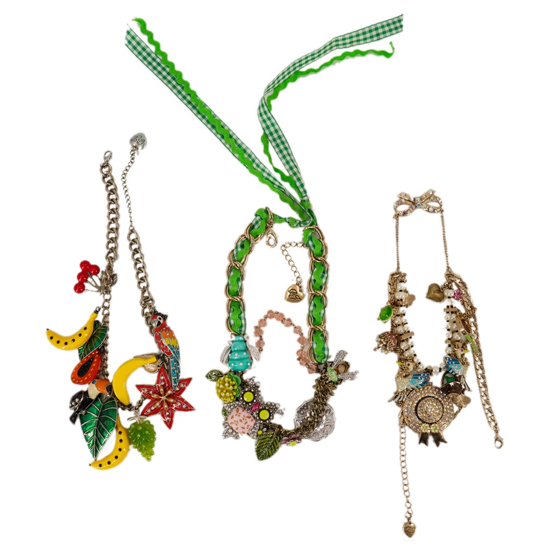 (3 Pc) Vintage Betsey Johnson Jewelry Grouping (1 of 18)