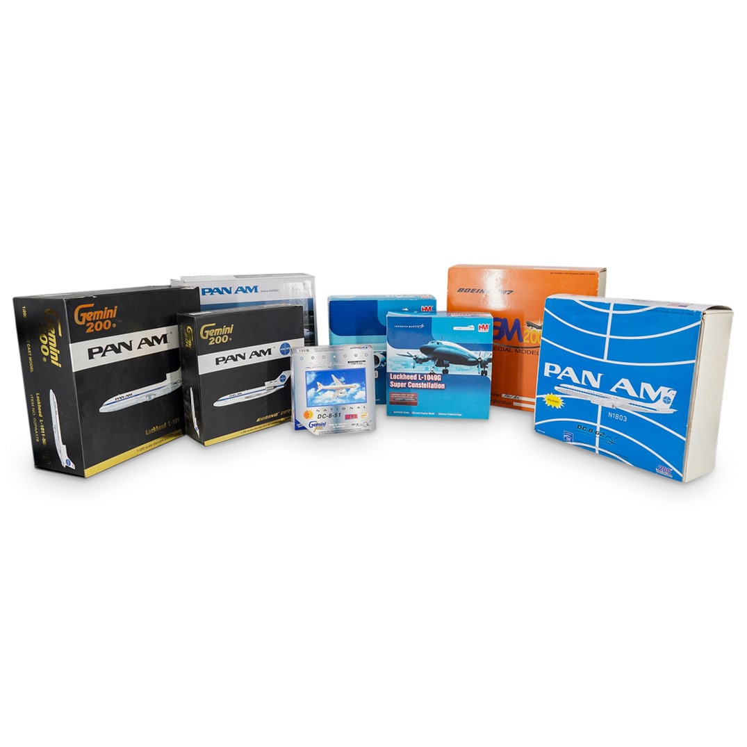 (8 Pc) Vintage Assorted Aircraft Model W/ Box Grouping Collection (1 of 20)