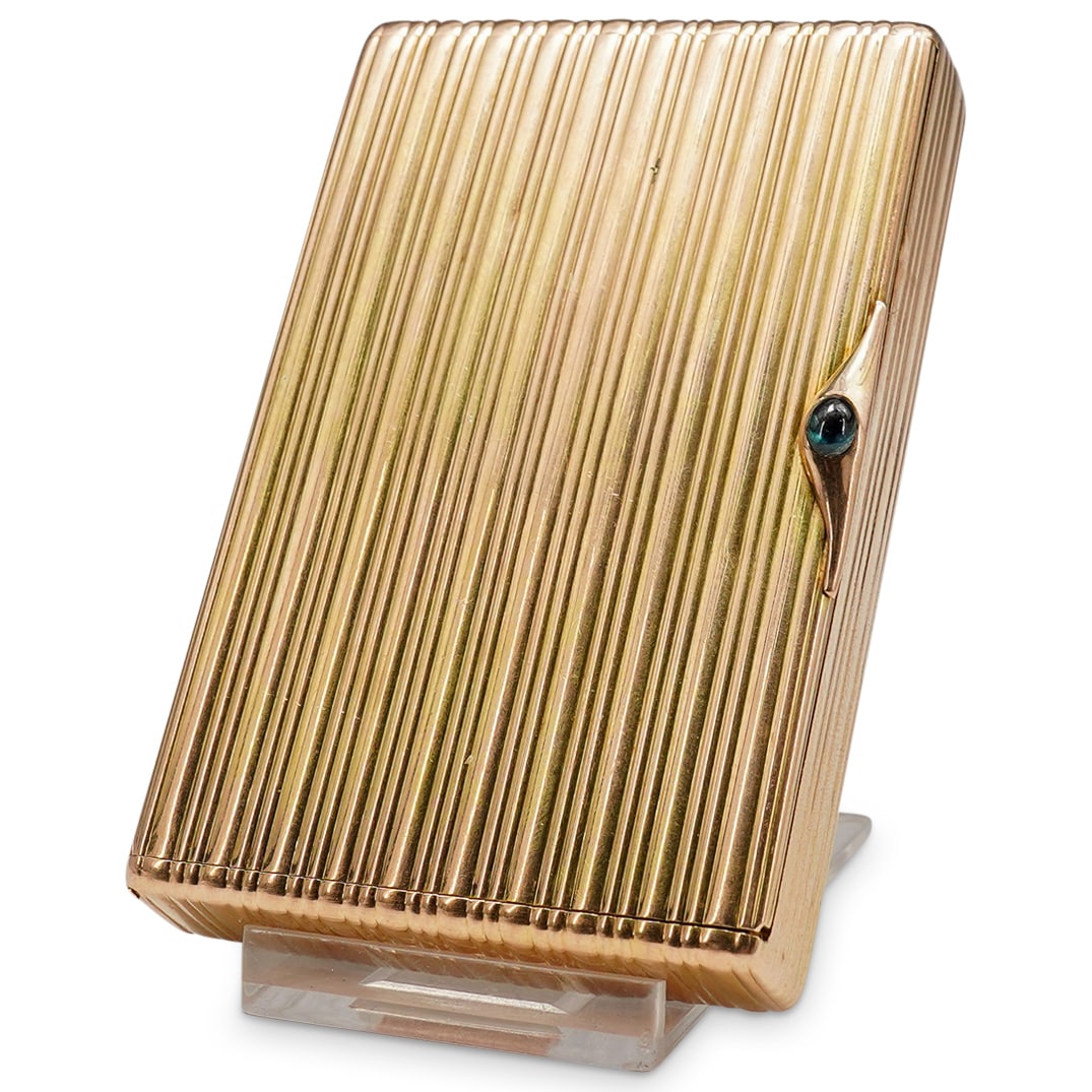 Antique Russian Morozov, St. Petersburg, 1908-1917 Gold Cigarette Case (1 of 16)