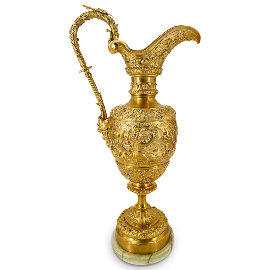 Antique Barbedienne Fondeur Gilt Bronze Ewer (1 of 20)