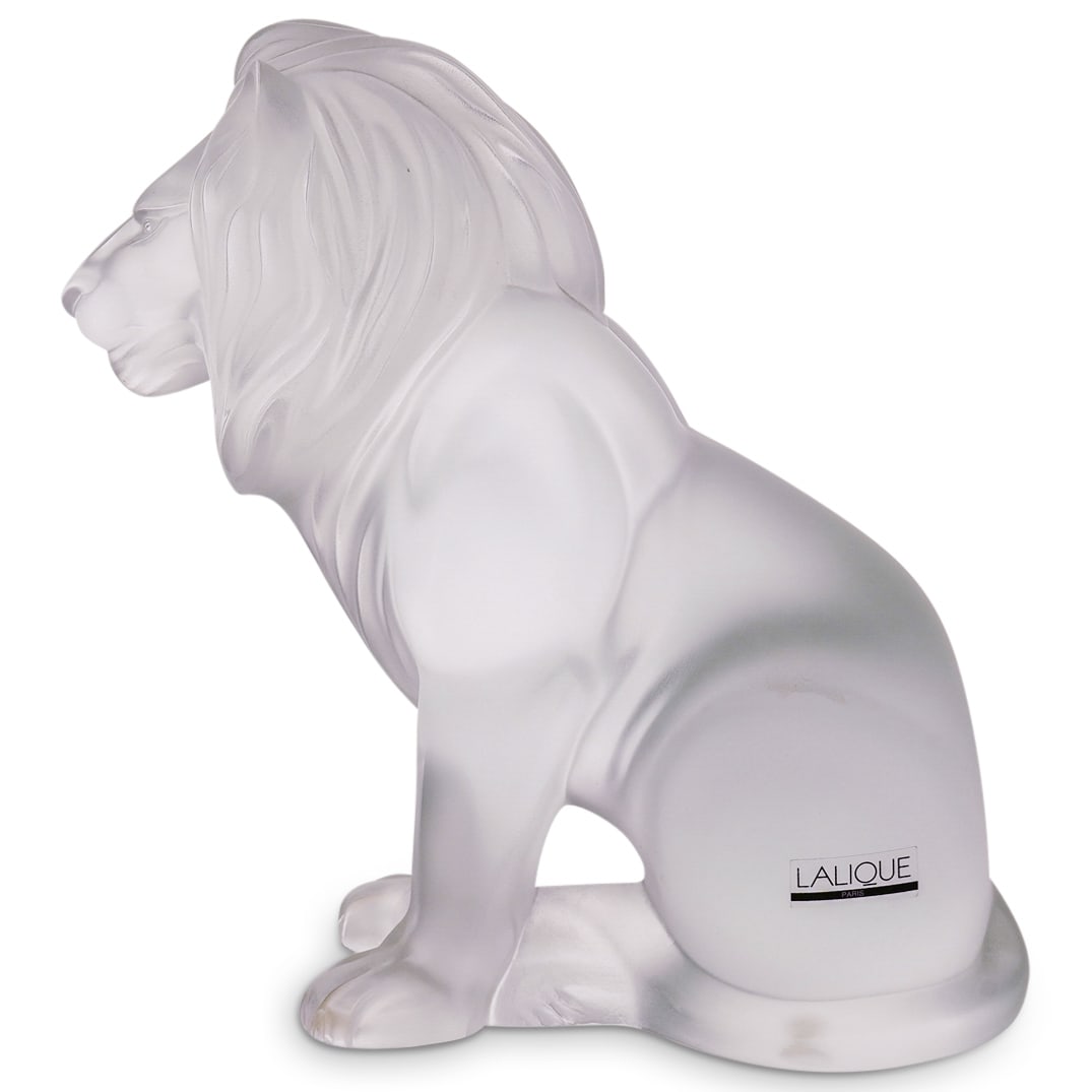 Lalique Crystal "Bamara" Lion Figure (1 of 12)