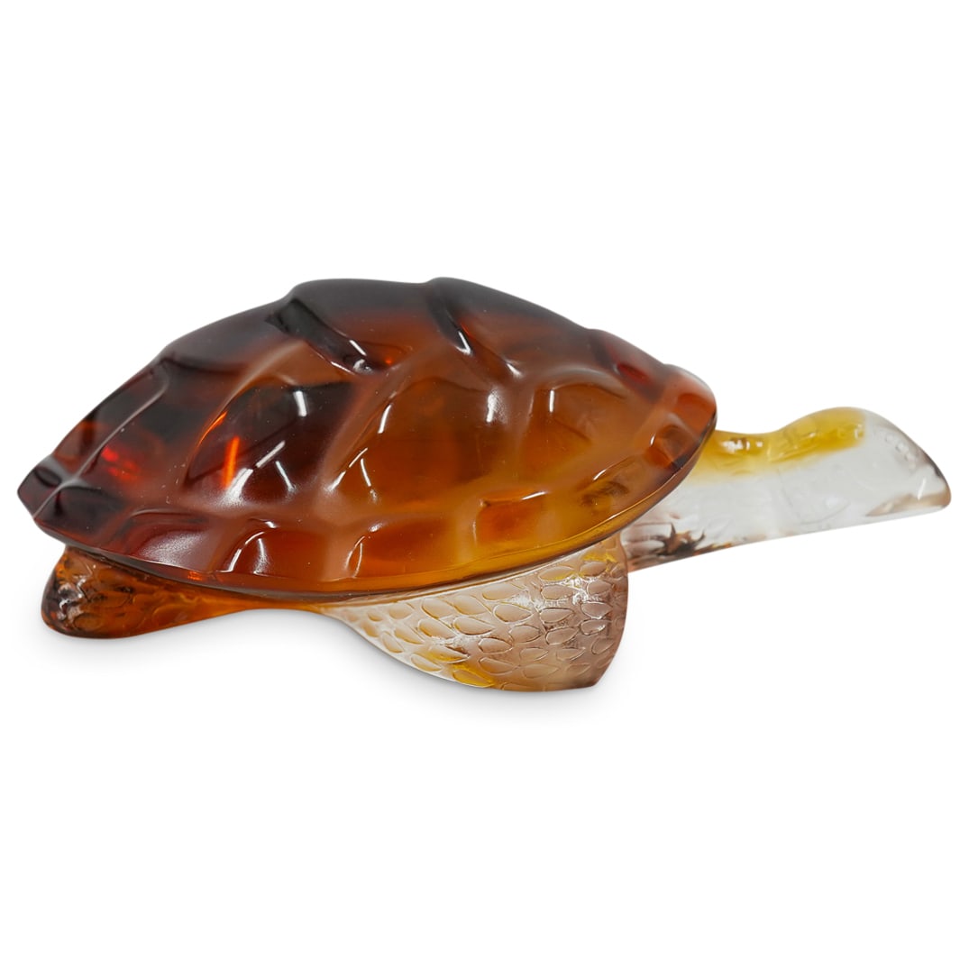 Lalique Crystal "Caroline" Sea Turtle Figure (1 of 10)
