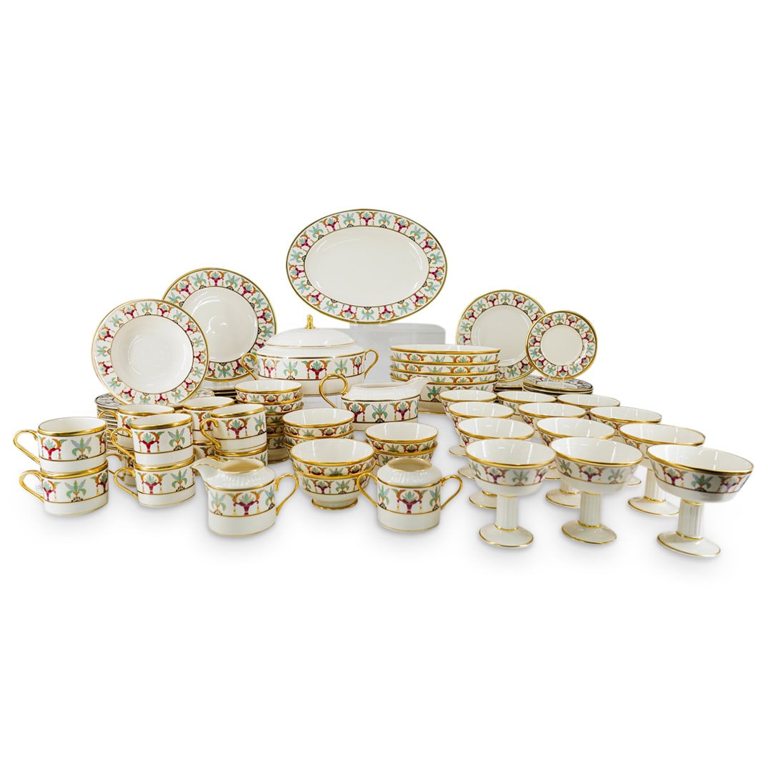 (91 Pc) Lenox "Tosca" Porcelain Set (1 of 18)
