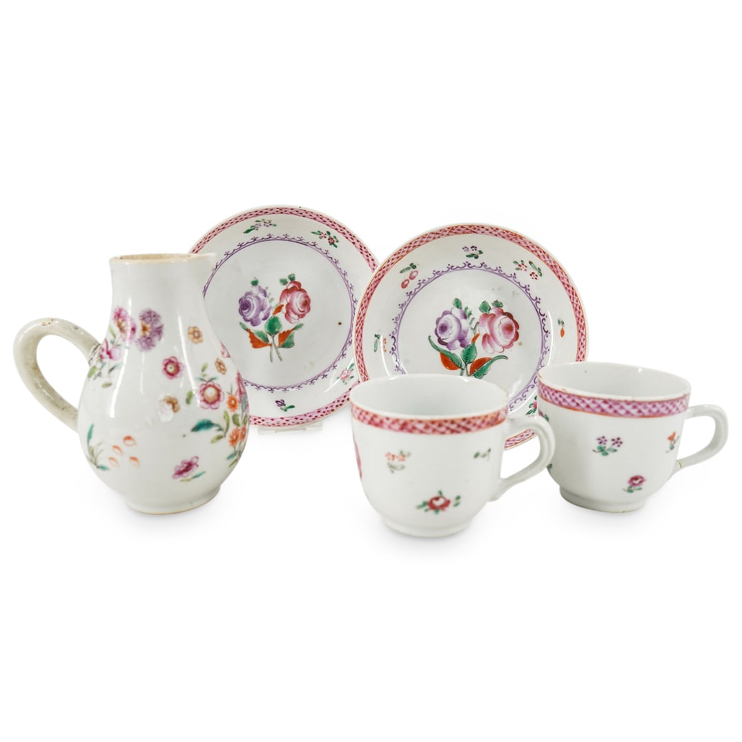 (5 Pc) Antique Chinese Export Porcelain Demitasse 5-Pc Set (1 of 20)