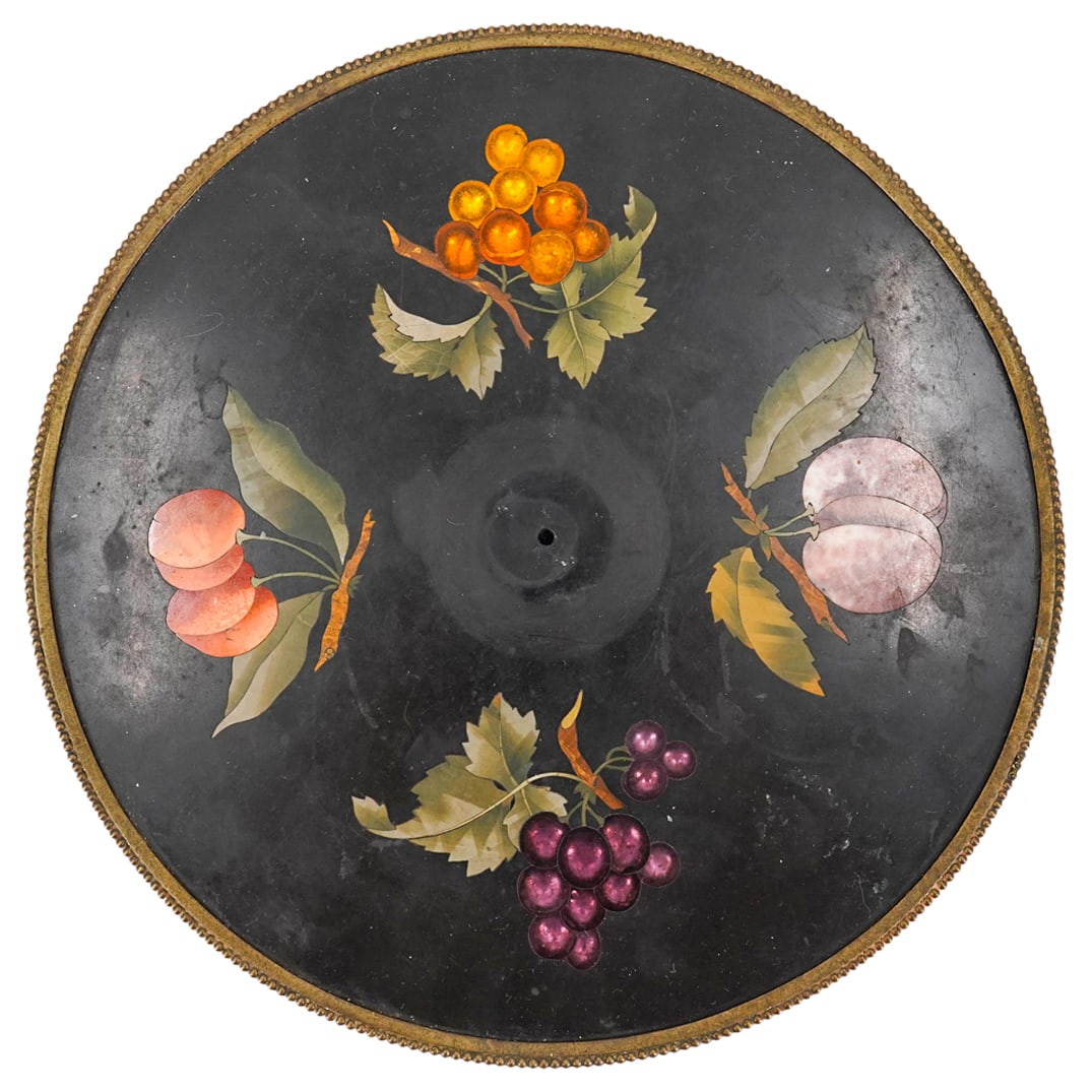 Antique Italian Pietra Dura Tray (1 of 8)
