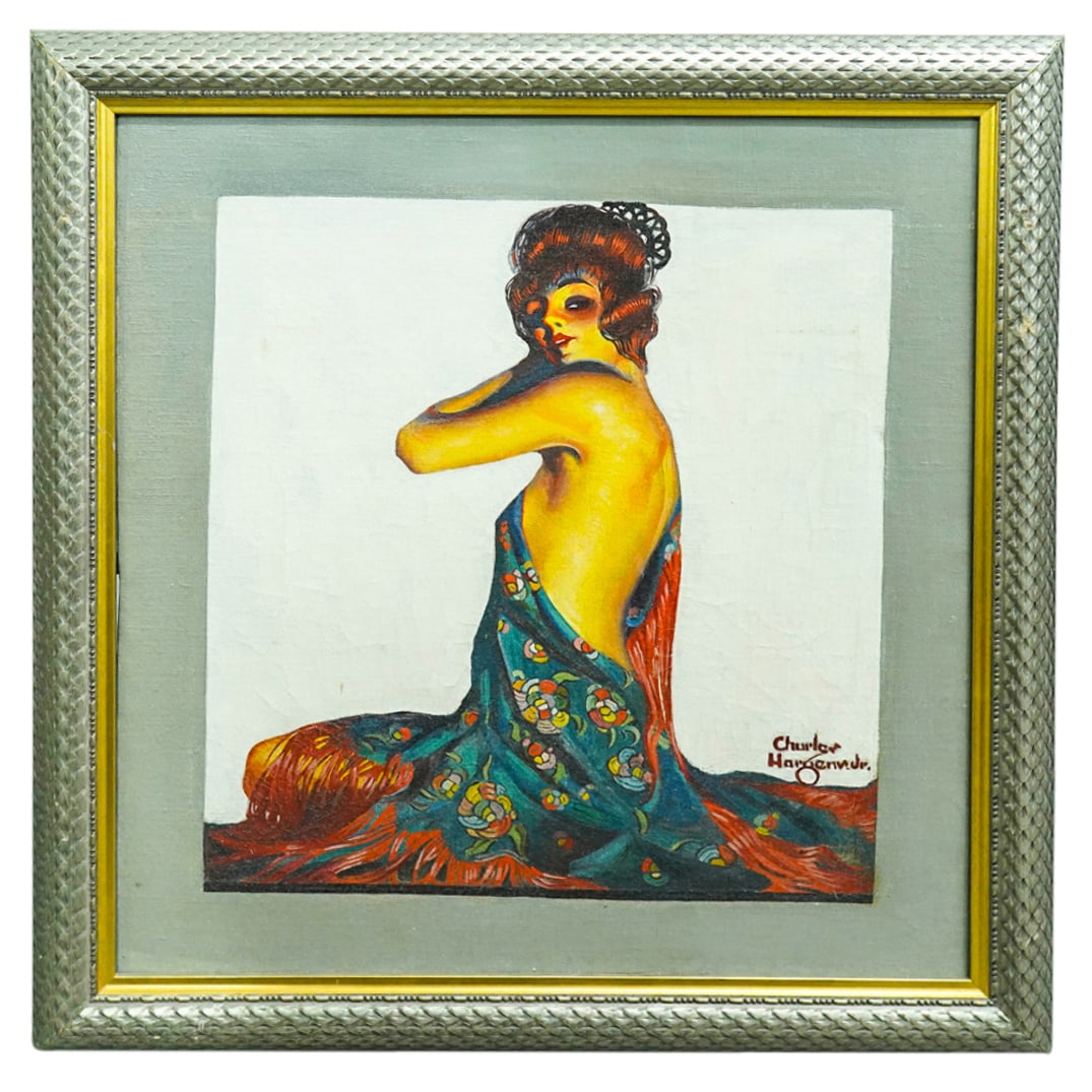 Charles Hargens, Jr. (American, 1893) Oil Painting On Canvas (1 of 7)