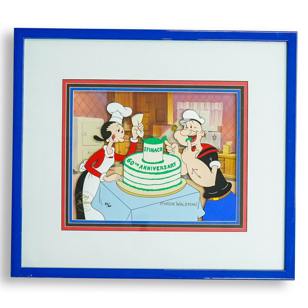 "Popeye's 60th Anniversary" Limited Edition Cel (1 of 9)
