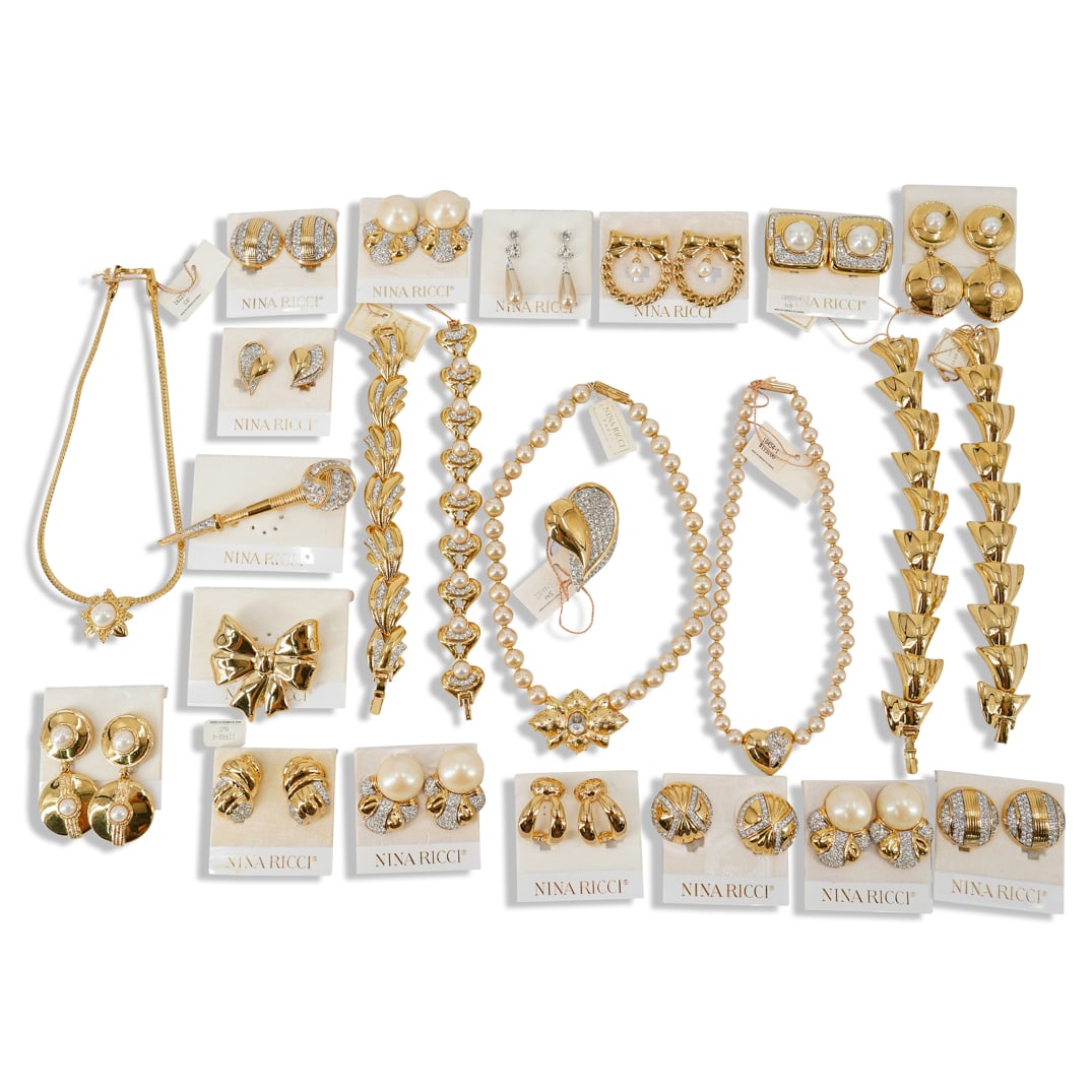(24 Pc) Nina Ricci Assorted Costume Jewelry Grouping (1 of 20)