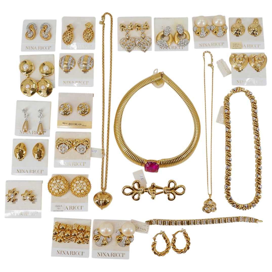 (24 Pc) Nina Ricci Assorted Costume Jewelry Grouping (1 of 20)