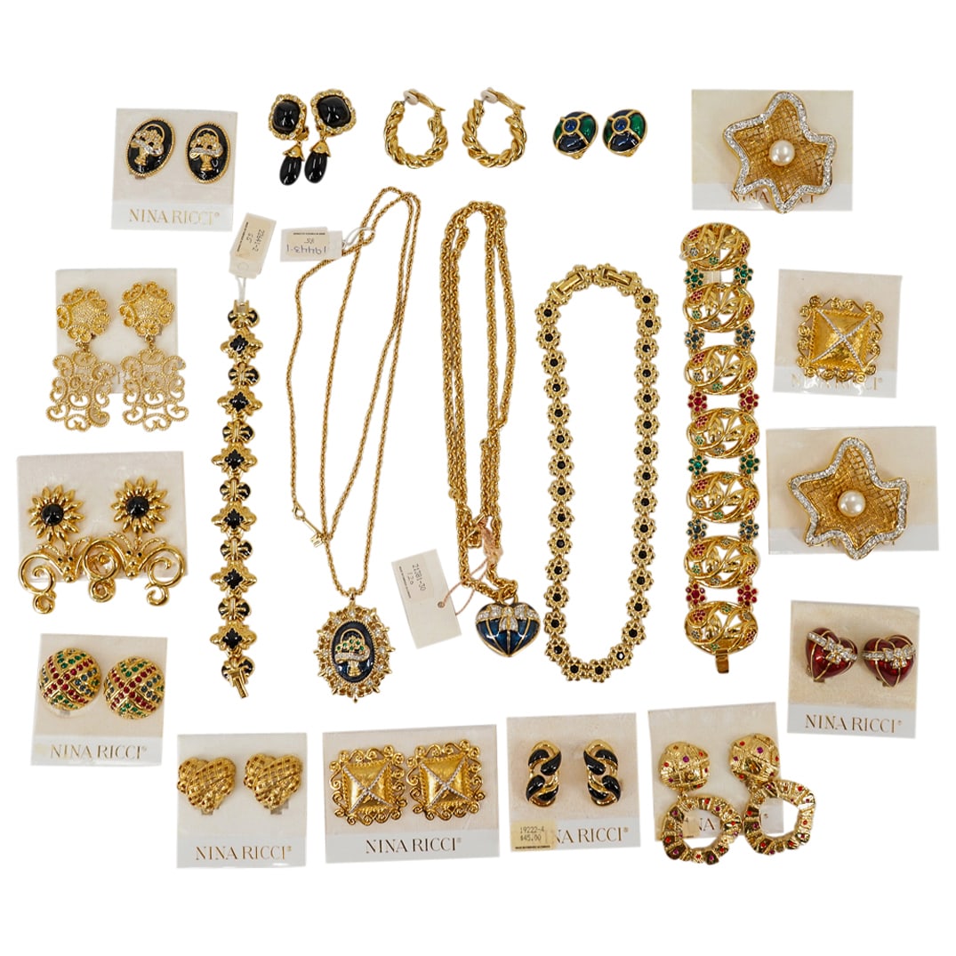 (20 Pc) Nina Ricci Assorted Costume Jewelry Grouping (1 of 20)