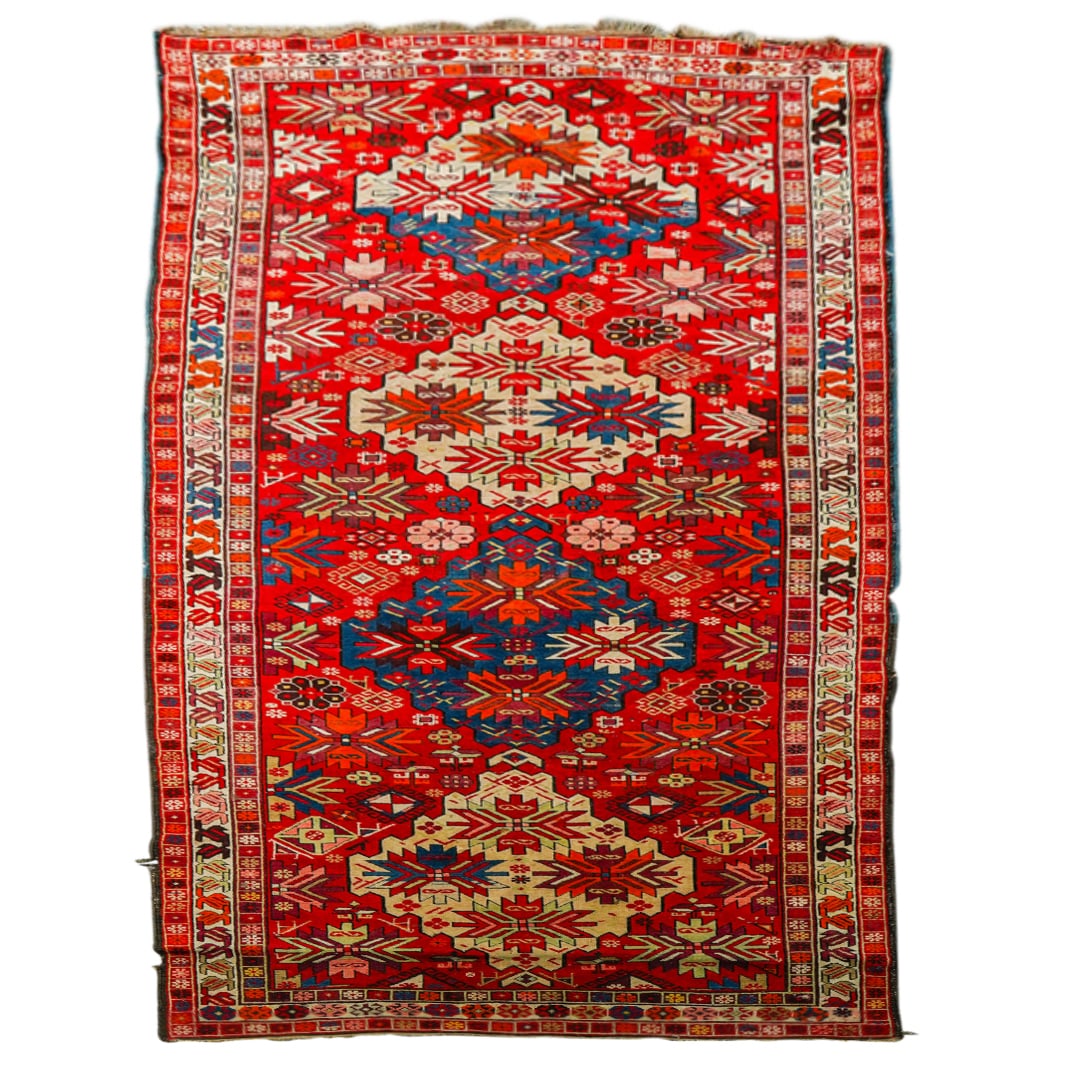 Antique Caucasian Karabakh Wool Rug (1 of 11)