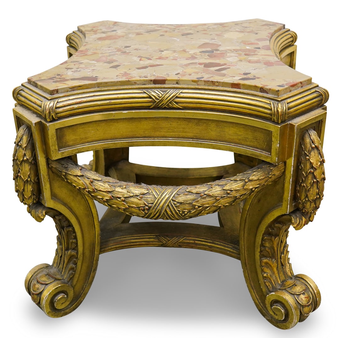 Antique French Giltwood & Stone Table (1 of 17)