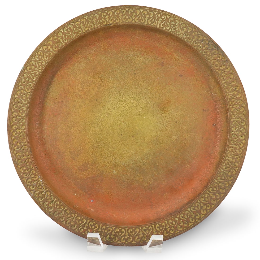 Tiffany Studios Gilt Bronze Charger (1 of 8)