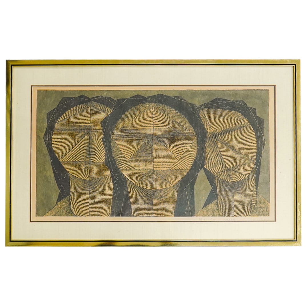 Tomio Kinoshita (Japanese, 1923-2014) Woodblock Print (1 of 7)