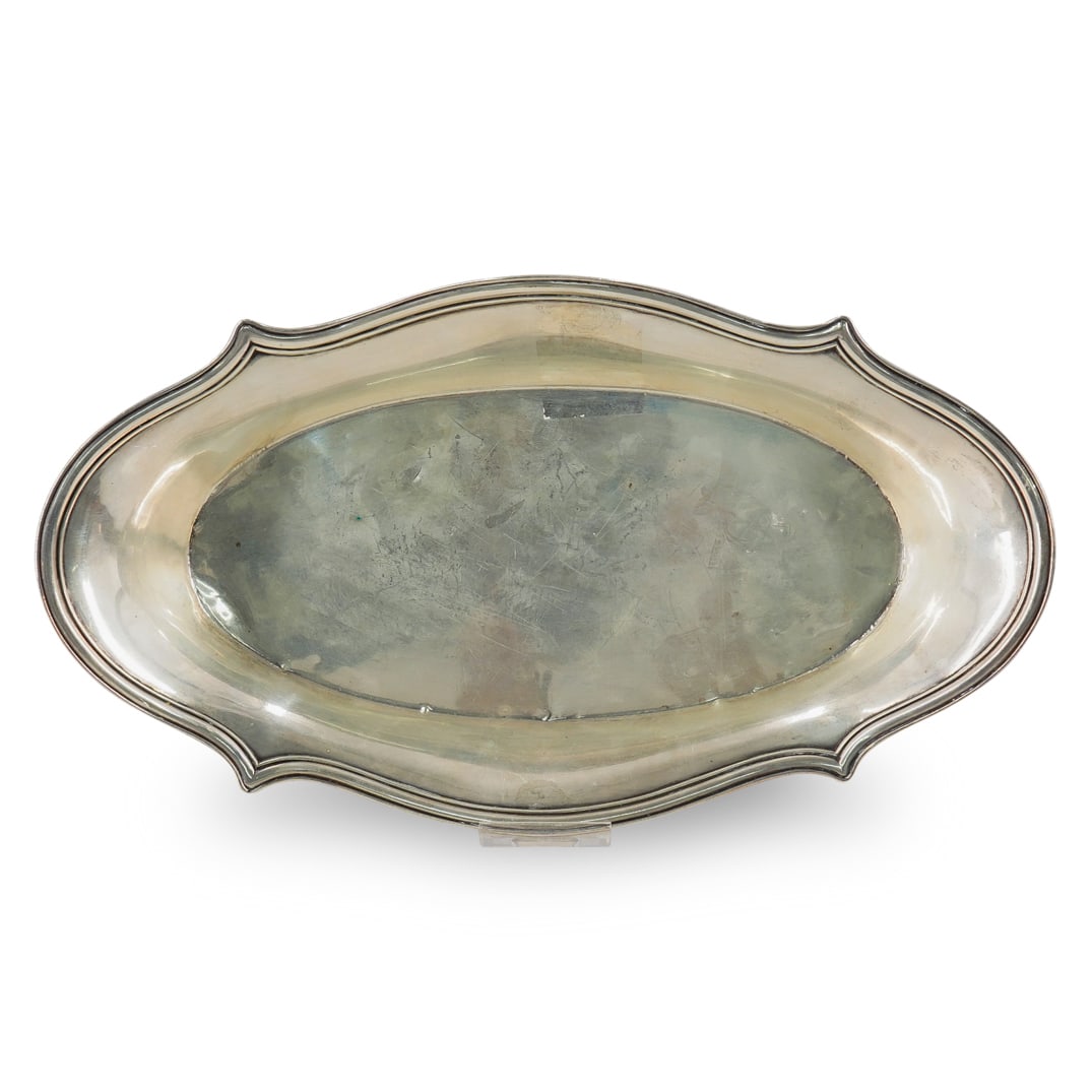 Sterling Silver Shreve & Co. San Francisco Oval Serving Dish (1 of 6)