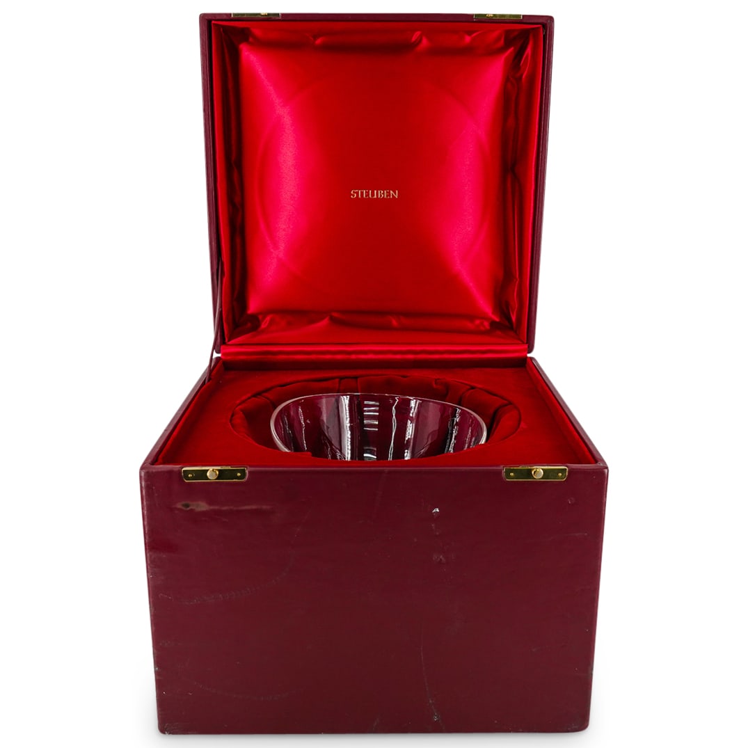 Vintage Steuben Crystal Bowl In Box (1 of 10)