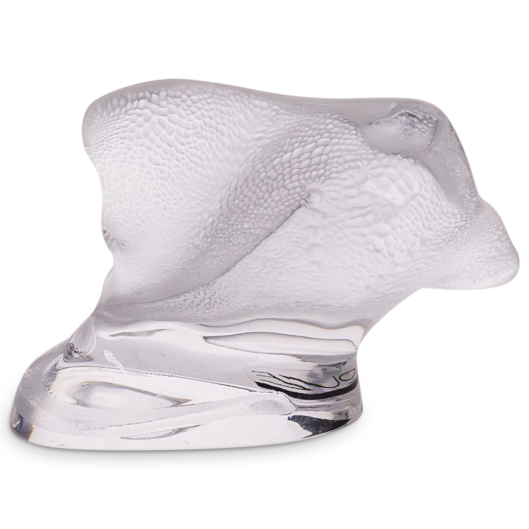 Lalique Crystal Stingray Figurine Paperweight (1 of 9)
