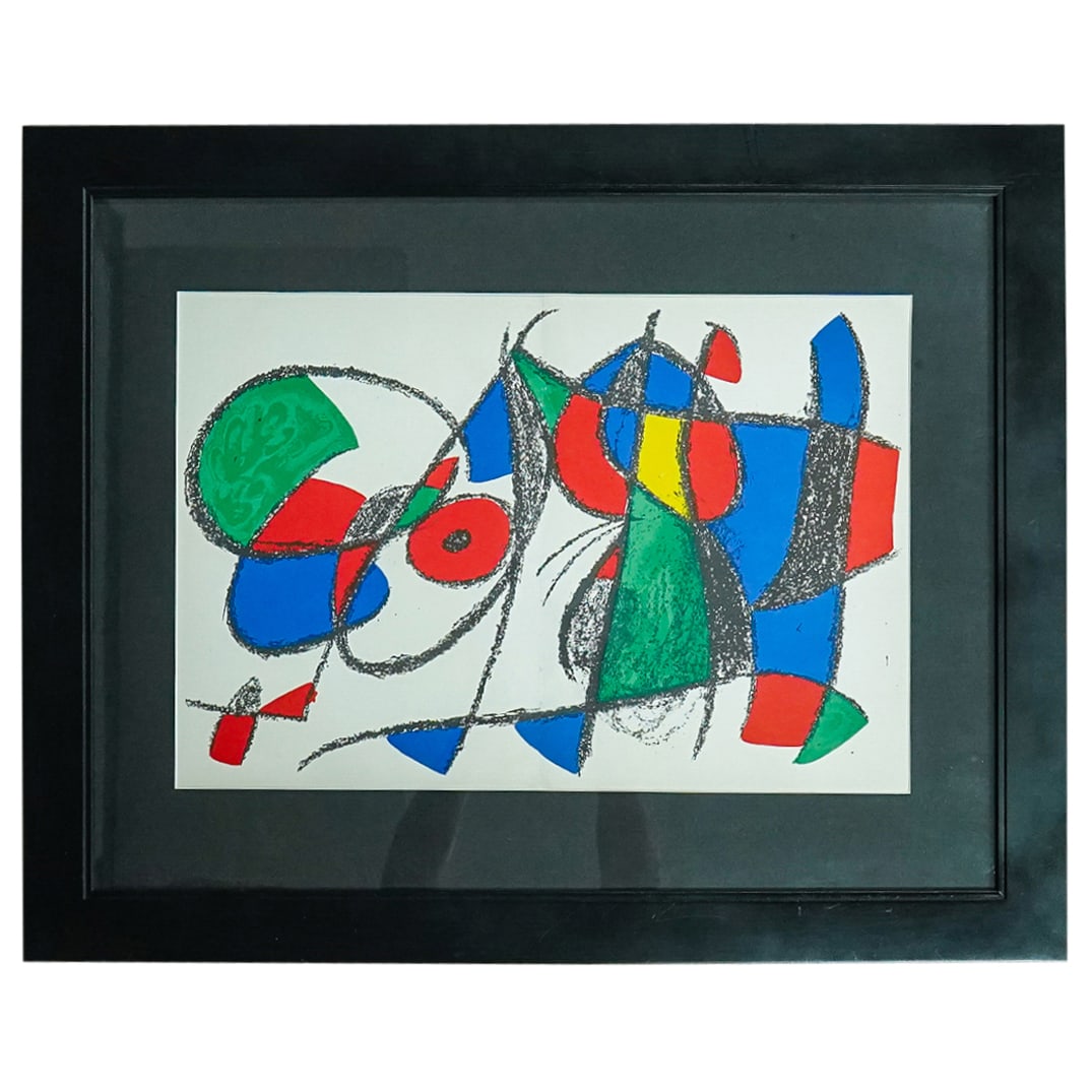 Joan Miro (1893-1983) Lithograph On Paper (1 of 8)