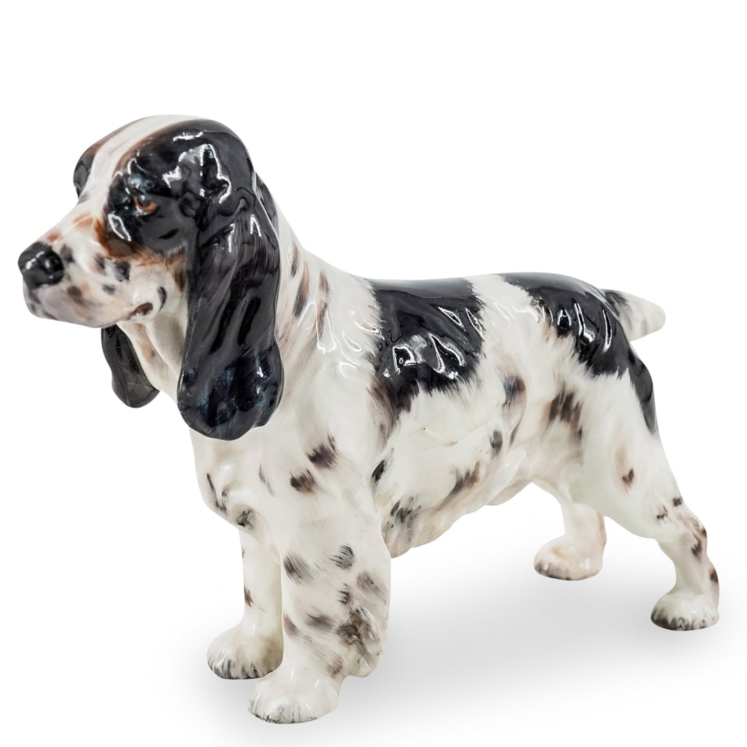 Vintage Royal Doulton Porcelain Setter Dog Figurine (1 of 7)