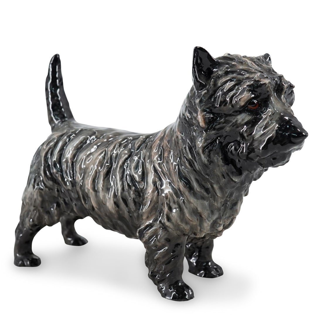 Vintage Royal Doulton Porcelain Terrier Figurine (1 of 9)