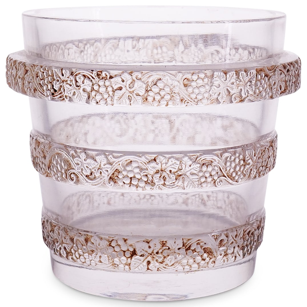 Rene Lalique 'Ricquewihr' Molded Glass Vase (1 of 7)