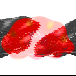 Dale Chihuly (American b. 1941) Ruby Red Seaform Glass Pair