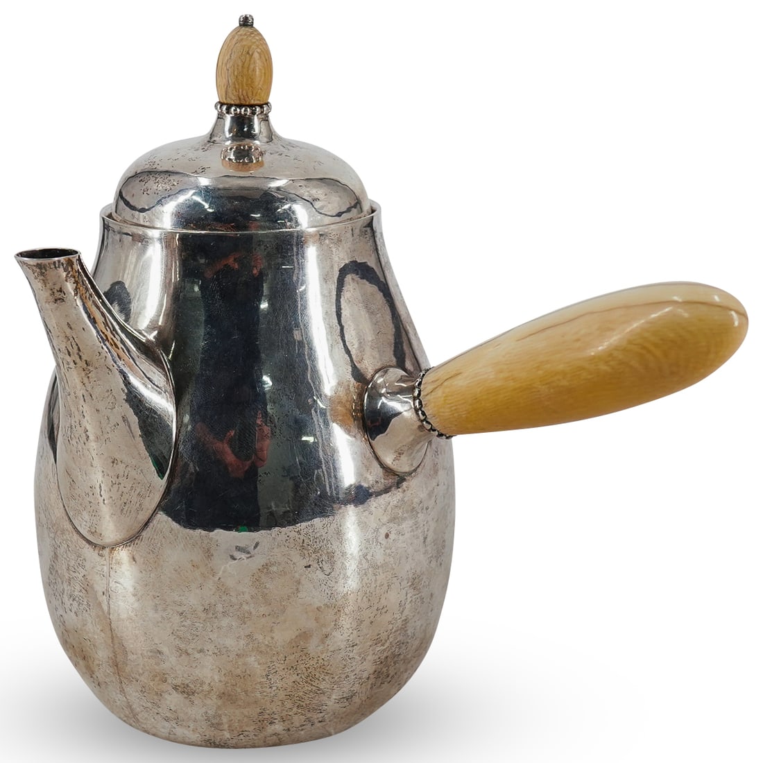 Danish Georg Jensen Sterling Silver Handled Coffee Pot (1 of 10)