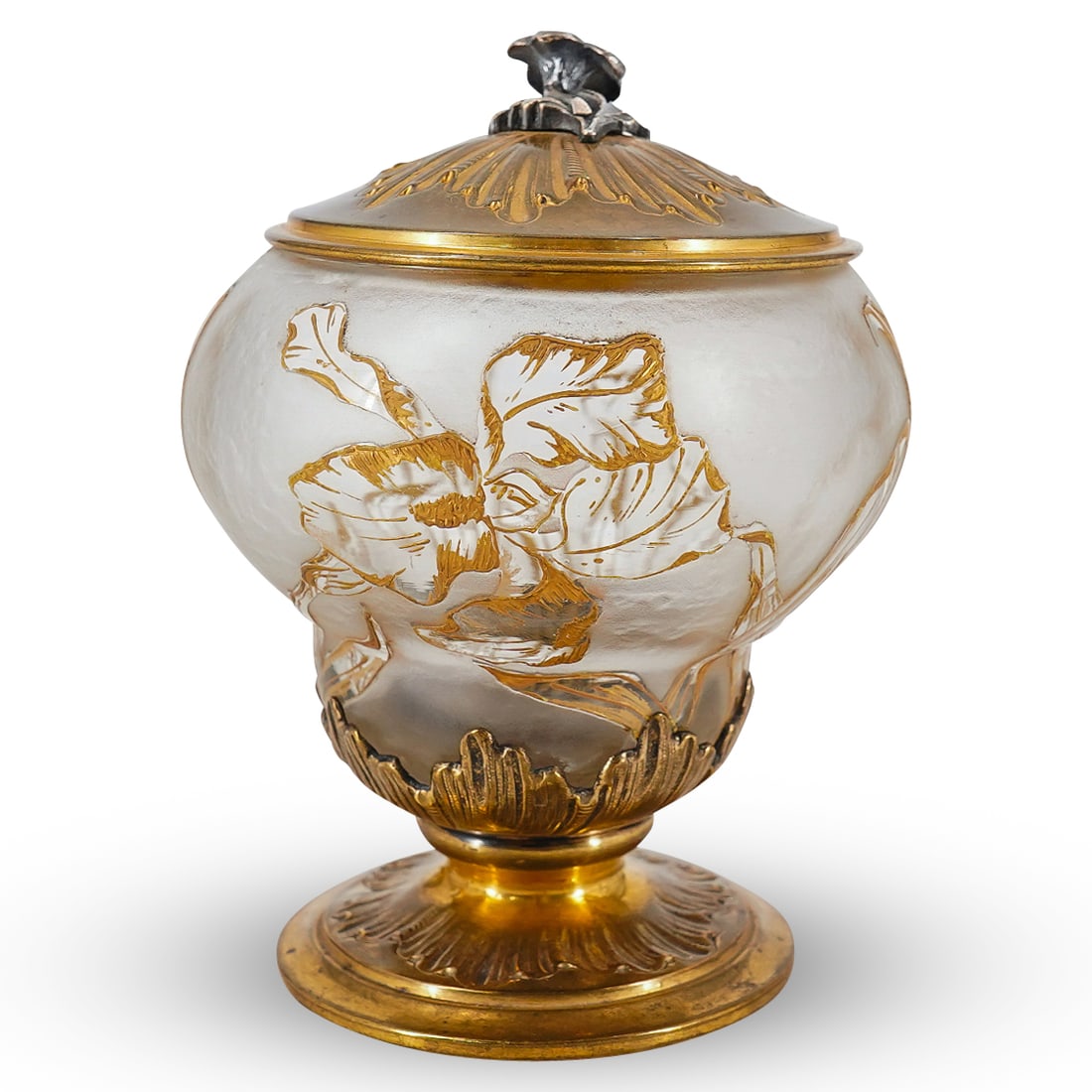 Art Nouveau Daum Nancy Lidded Bowl (1 of 11)
